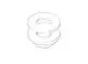DORNBRACHT-Befestigung-mit-Dichtungen-ERSATZTEILE-04231001004-D-45-mm-1-2-0423100100490 gallery number 1